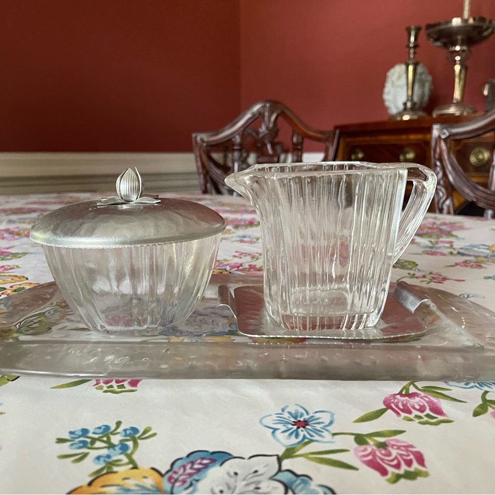 Southern Living at Home Cream and Sugar with Tray